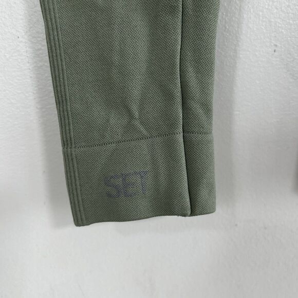 Set Active SculptFlex High Waisted Leggings Size XS Sage Cactus Green Yoga - Picture 7 of 8